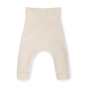 Cream Harem Crawling Pant - 100% Organic Cotton (Unisex)