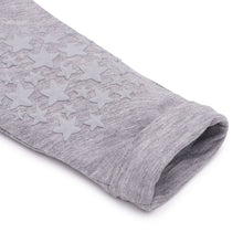 Load image into Gallery viewer, Bamboo Heather Grey Crawling Legging With Knee Grips (Unisex) - Available on Amazon.com
