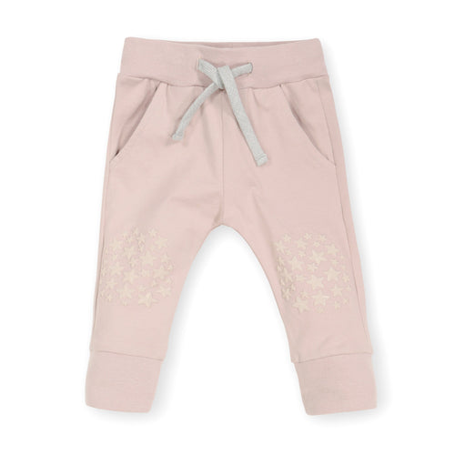 Go Little One Go Baby Pants 6-12 months / Sandstone Crawling Baby Pants - Organic Cotton Slim Jogger